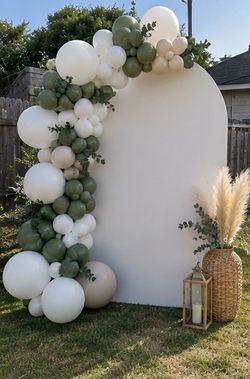 🎉 White Arch Event Backdrop – Rent $60 or Buy $150