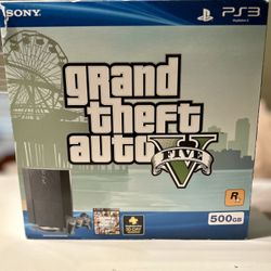 PS3 GTA 5 Bundle 500 Gb
