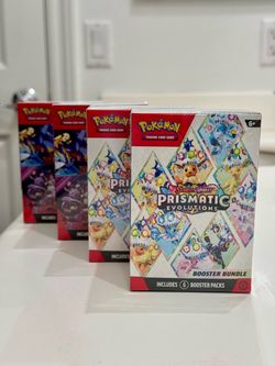 Pokemon Booster Bundles ( Prismatic Evolutions & Destined Rivals )