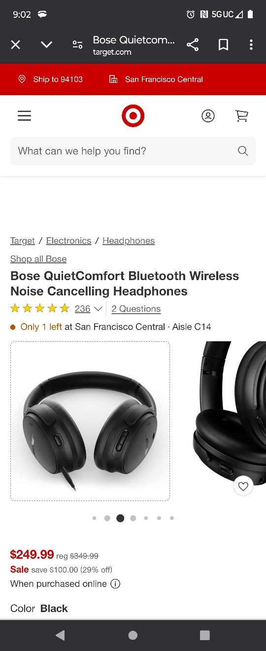 Bose Wireless Headphones