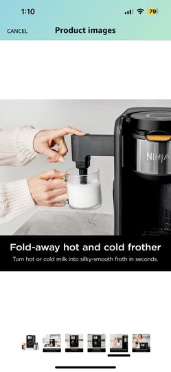 Ninja CP307 Hot and Cold Brewed System, Tea & Coffee Maker, with Auto-iQ, 6  Sizes, 5 Styles, 5 Tea Settings, 50 oz Thermal Carafe, Frother, Coffee &  Tea Baskets, Dishwasher Safe Parts