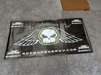 No Fear Energy "The California Kid" Banner
