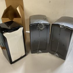 Tall Fold Counter Top Napkin Dispenser - Dual Side