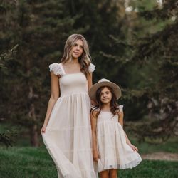 Indie blue Pia Dress Antique Ivory Size 12-14