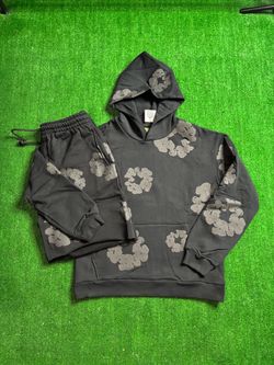 Denim Tears Cotton Wreath Hoodie and shorts Set