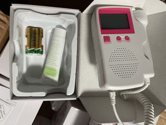 New !! Fetal Doppler NEW Baby Heart Monitor Baby Shower Gift,  Prenatal Infant Baby Monitor  Im In Carson Comes With Batteries/Gel