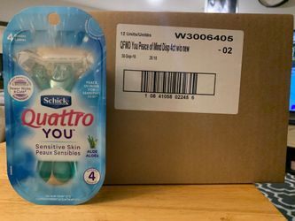 48 Schick Quattro You Razors (sensitive skin