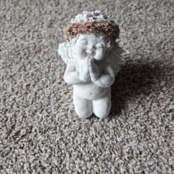 1993 Cast Art Dreamsicle Praying Cherub