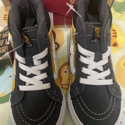Vans Toddler Sk8-Hi MTE-1 SZ 8/Black/Yellow
