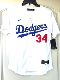 YOUTH: LARGE - DODGERS #34 VALENZUELA JERSEY