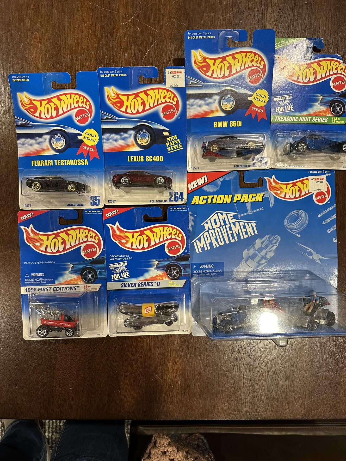 Hot Wheels 7pk - Radio Flyer, Oscar Mayer, Home Improvement