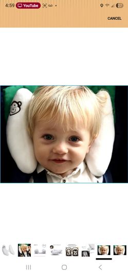 Adjustable Baby Soft Head Neck Support - Children Travel Car Seat Safety Pillow Cushion, Banana Pillow Stroller Head Support for Toddlers Infants Chil