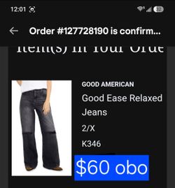 Good American Good Ease jeans