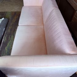 Like New Pink Couch/ Futon