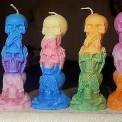 Hear No, See No, Speak No Evil Candles