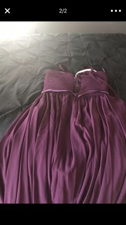 Dress size 12 eggplant color