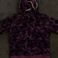Purple Bape Hoodie