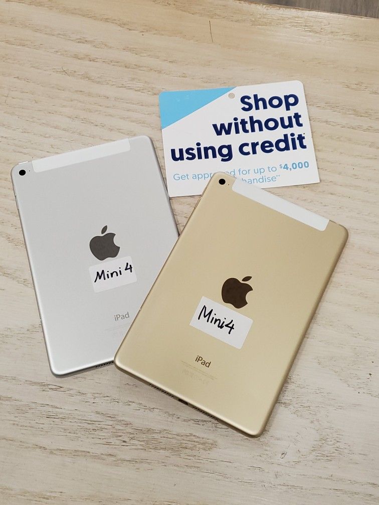 Apple IPad Mini 4 LTE $1 DOWN TODAY, NO CREDIT NEEDED,All Products : American Fashion Style Bags On Sale