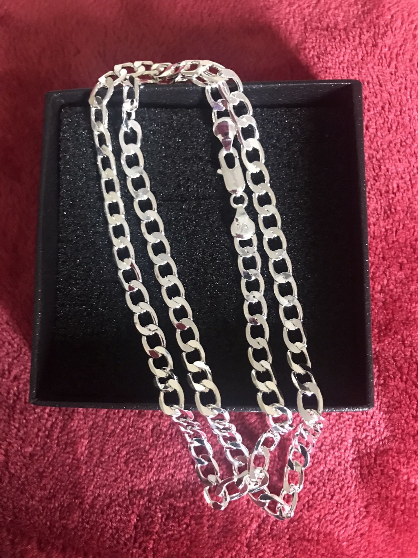 24” Sterling Silver Necklace 