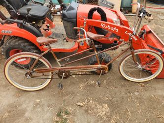 Vintage columbia tandem twin bicycle