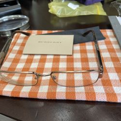 Men’s Burberry Reading Glasses Prescription Frames Made In Italy! 