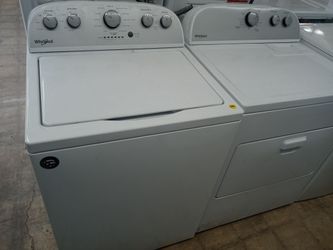 Whirlpool top load washer and dryer set - Free delivery