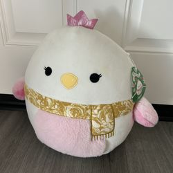 Squishmallows 12-inch Alyssa Pink Swan with Scarf Child's Ultra Soft Plush