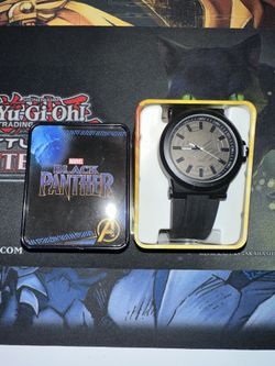 Black panther wrist watch