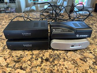 RF Modulator RCA Audio Video to Coaxial Coax F with S Video