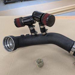 Aluminum chargepipe with forge diverter valves for E90 335i n54