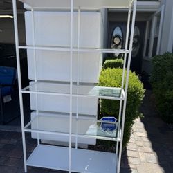 White Shelving Unit