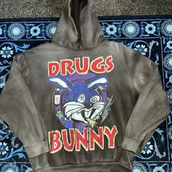 CHIEFIN HEAVILY "DRUGS BUNNY" REFLECTIVE HOODIE 