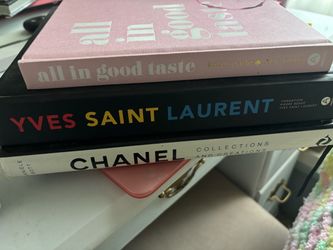 Designer, stacking books, coffee table books