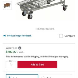 Giant Industrial Pull Cart