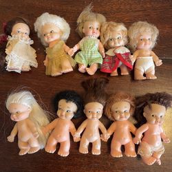 Vintage 1960’s Pee-Wee Dolls. So Cute!