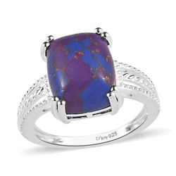 Mojave Purple Turquoise Solitaire Ring