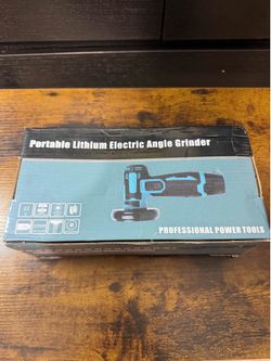 12V Cordless Angle Grinder Kit w/ 2 Batteries & Charger
