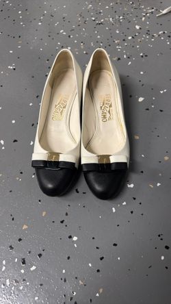 Ferragamo Shoes  Black And White Size 71/2
