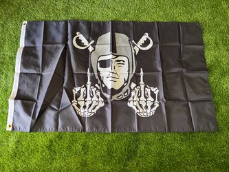 Raiders flag size 5’x3’