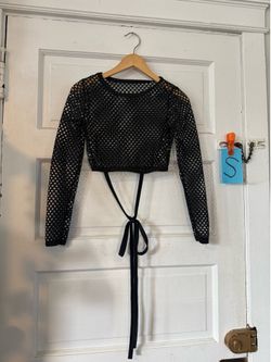 Mesh crop top