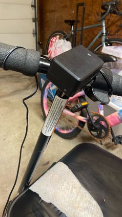 Pink Electric scooter