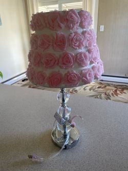 Pretty floral lamp