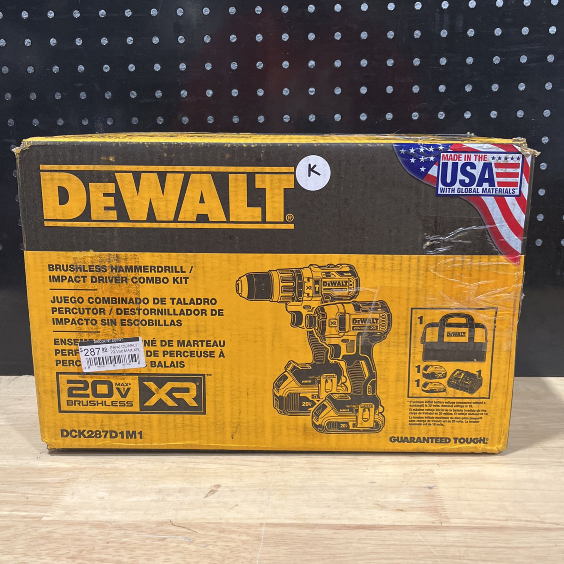 DEWALT 20V MAX XR Cordless Brushless Hammer Drill/Impact Tool Combo Kit  with (1) 4.0Ah Battery and (1) 2.0Ah Battery for Sale in Phoenix, AZ  OfferUp
