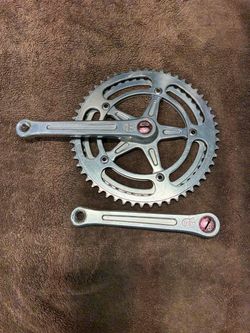 Sugino Mighty Comp 48/54T vintage crankset
