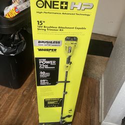 Ryobi 18 V One Plus Hp 15 Inch Brushes, Enchantment, Capable Streaming Stringer