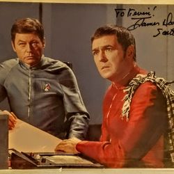 Autographed James Doohan 8x10 Photo Star Trek The Original Series. 