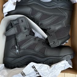 10.5  6” Black Boots