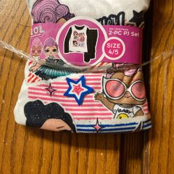 Set Girl Pijis  Lol Surprise Size 4/5