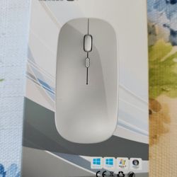 Bluetooth Wireless Mouse Thin For Laptop Universal Rechargeable Intelligent 
