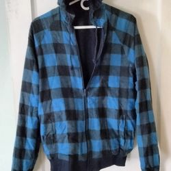 Reversible Hooded Zip-Up Jacket